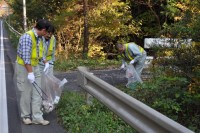 国道343号線　ゴミ拾い